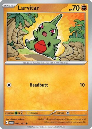 Larvitar (047/131) [Scarlet & Violet: Prismatic Evolutions]-1