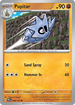Pupitar (048/131) [Scarlet & Violet: Prismatic Evolutions]-1