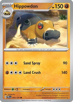 Hippowdon (053/131) [Scarlet & Violet: Prismatic Evolutions]-1