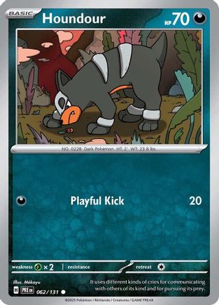 Houndour (062/131) [Scarlet & Violet: Prismatic Evolutions]-1