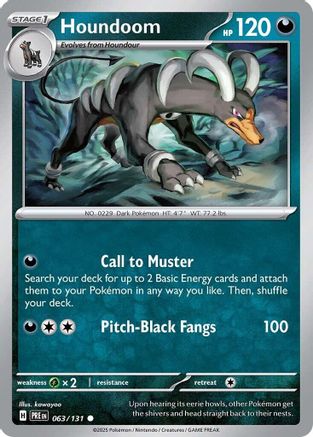 Houndoom (063/131) [Scarlet & Violet: Prismatic Evolutions]-1