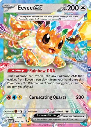 Eevee ex (075/131) [Scarlet & Violet: Prismatic Evolutions]-1