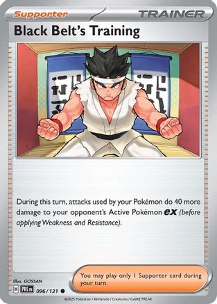 Black Belt's Training (096/131) [Scarlet & Violet: Prismatic Evolutions]-1