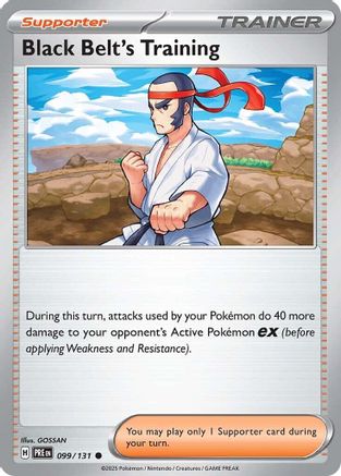 Black Belt's Training (099/131) [Scarlet & Violet: Prismatic Evolutions]-1
