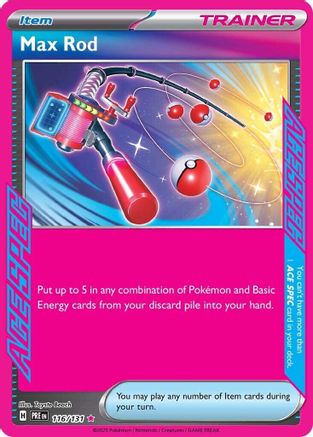 Max Rod (116/131) [Scarlet & Violet: Prismatic Evolutions]-1