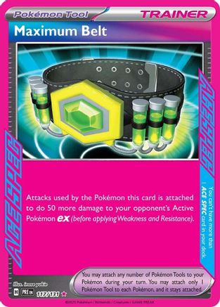 Maximum Belt (117/131) [Scarlet & Violet: Prismatic Evolutions]-1