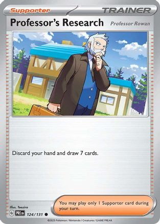 Professor's Research (124/131) [Professor Rowan] [Scarlet & Violet: Prismatic Evolutions]-1