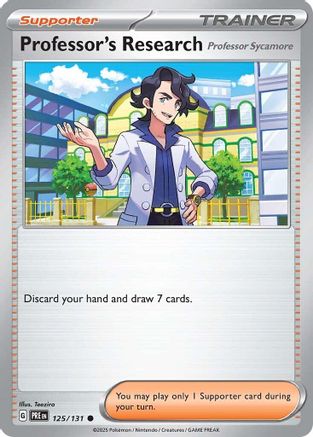 Professor's Research (125/131) [Professor Sycamore] [Scarlet & Violet: Prismatic Evolutions]-1