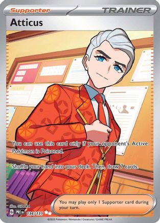Atticus (134/131) [Scarlet & Violet: Prismatic Evolutions]-1