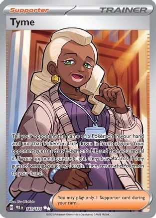 Tyme (143/131) [Scarlet & Violet: Prismatic Evolutions]-1