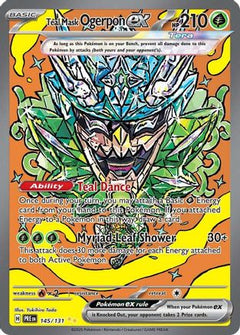 Teal Mask Ogerpon ex (145/131) [Scarlet & Violet: Prismatic Evolutions]-1