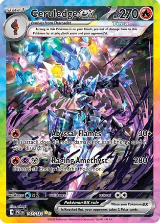 Ceruledge ex (147/131) [Scarlet & Violet: Prismatic Evolutions]-1