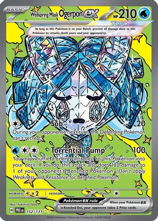 Wellspring Mask Ogerpon ex (152/131) [Scarlet & Violet: Prismatic Evolutions]-1
