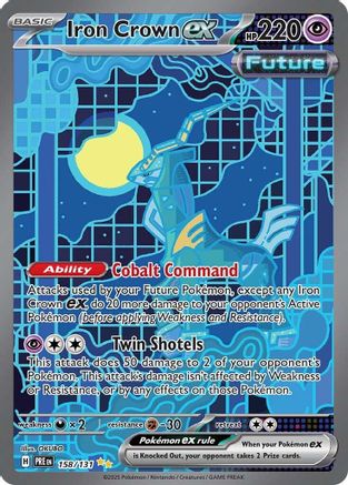 Iron Crown ex (158/131) [Scarlet & Violet: Prismatic Evolutions]-1