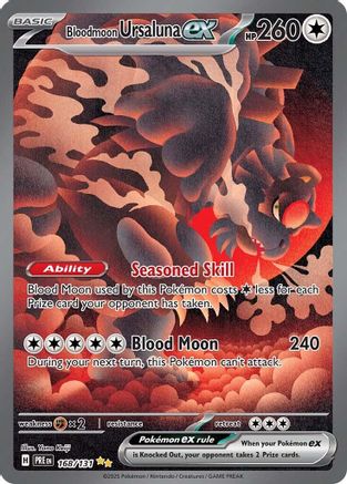 Bloodmoon Ursaluna ex (168/131) [Scarlet & Violet: Prismatic Evolutions]-1