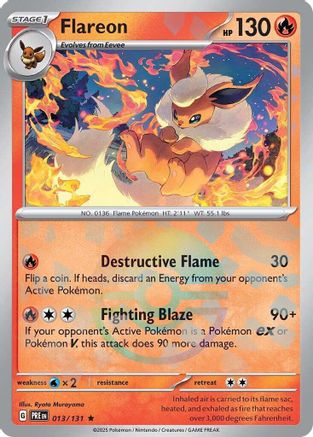 Flareon (013/131) (Poke Ball Pattern) [Scarlet & Violet: Prismatic Evolutions]-1
