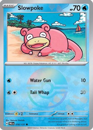 Slowpoke (018/131) (Poke Ball Pattern) [Scarlet & Violet: Prismatic Evolutions]-1