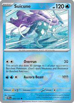 Suicune (024/131) (Poke Ball Pattern) [Scarlet & Violet: Prismatic Evolutions]-1