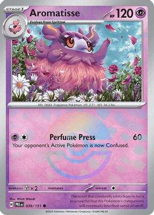 Aromatisse (039/131) (Poke Ball Pattern) [Scarlet & Violet: Prismatic Evolutions]-1