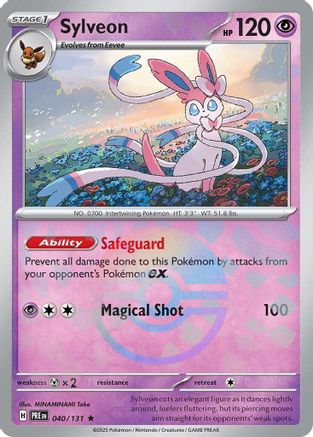 Sylveon (040/131) (Poke Ball Pattern) [Scarlet & Violet: Prismatic Evolutions]-1