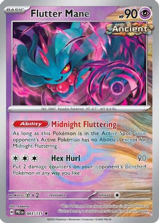 Flutter Mane (043/131) (Poke Ball Pattern) [Scarlet & Violet: Prismatic Evolutions]-1