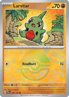 Larvitar (047/131) (Poke Ball Pattern) [Scarlet & Violet: Prismatic Evolutions]-1