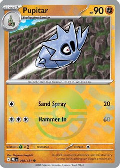 Pupitar (048/131) (Poke Ball Pattern) [Scarlet & Violet: Prismatic Evolutions]-1