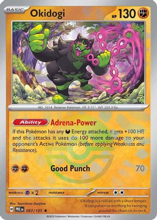 Okidogi (057/131) (Poke Ball Pattern) [Scarlet & Violet: Prismatic Evolutions]-1
