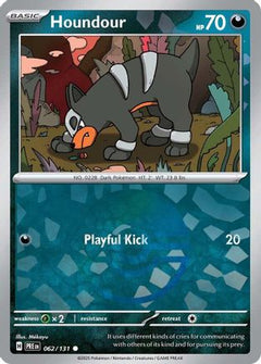 Houndour (062/131) (Poke Ball Pattern) [Scarlet & Violet: Prismatic Evolutions]-1