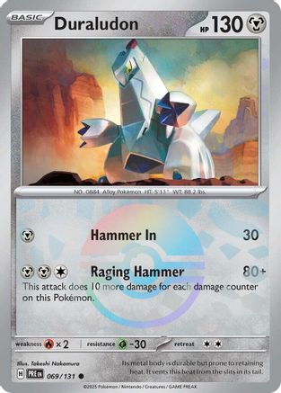 Duraludon (069/131) (Poke Ball Pattern) [Scarlet & Violet: Prismatic Evolutions]-1