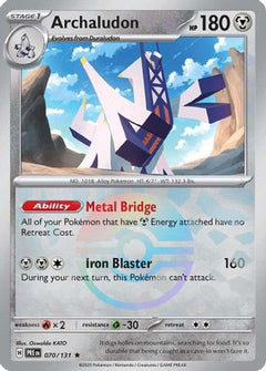 Archaludon (070/131) (Poke Ball Pattern) [Scarlet & Violet: Prismatic Evolutions]-1
