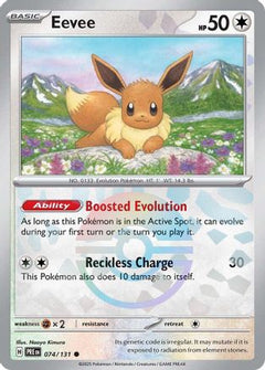 Eevee (074/131) (Poke Ball Pattern) [Scarlet & Violet: Prismatic Evolutions]-1