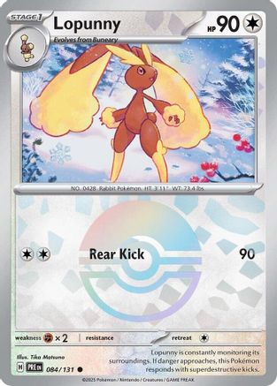 Lopunny (084/131) (Poke Ball Pattern) [Scarlet & Violet: Prismatic Evolutions]-1