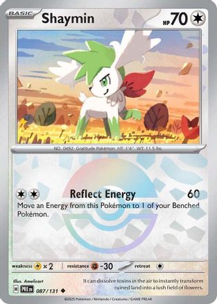 Shaymin (087/131) (Poke Ball Pattern) [Scarlet & Violet: Prismatic Evolutions]-1