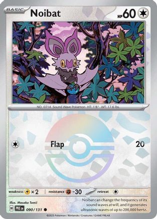 Noibat (090/131) (Poke Ball Pattern) [Scarlet & Violet: Prismatic Evolutions]-1