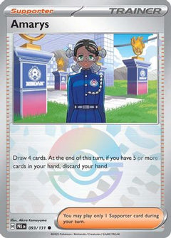 Amarys (093/131) (Poke Ball Pattern) [Scarlet & Violet: Prismatic Evolutions]-1
