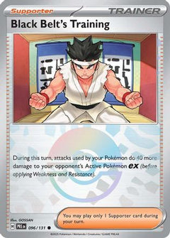Black Belt's Training (096/131) (Poke Ball Pattern) [Scarlet & Violet: Prismatic Evolutions]-1