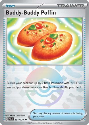 Buddy-Buddy Poffin (101/131) (Poke Ball Pattern) [Scarlet & Violet: Prismatic Evolutions]-1