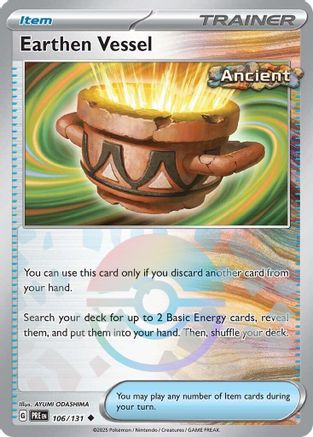 Earthen Vessel (106/131) (Poke Ball Pattern) [Scarlet & Violet: Prismatic Evolutions]-1