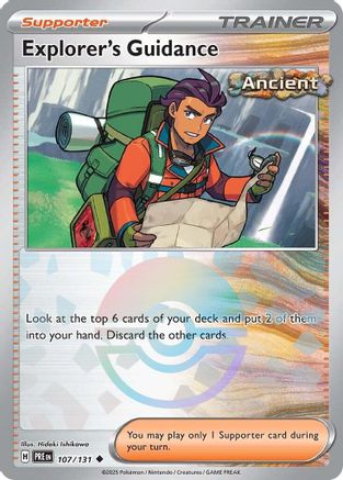Explorer's Guidance (107/131) (Poke Ball Pattern) [Scarlet & Violet: Prismatic Evolutions]-1