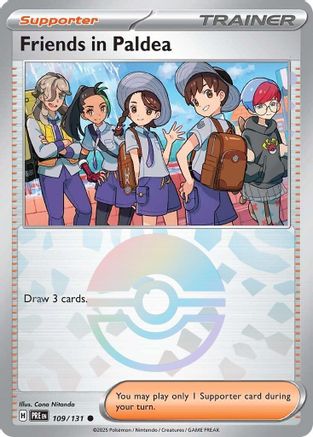 Friends in Paldea (109/131) (Poke Ball Pattern) [Scarlet & Violet: Prismatic Evolutions]-1