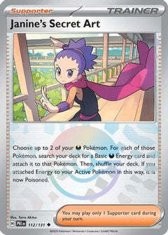 Janine's Secret Art (112/131) (Poke Ball Pattern) [Scarlet & Violet: Prismatic Evolutions]-1