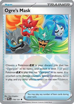 Ogre's Mask (118/131) (Poke Ball Pattern) [Scarlet & Violet: Prismatic Evolutions]-1