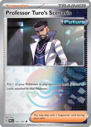 Professor Turo's Scenario (121/131) (Poke Ball Pattern) [Scarlet & Violet: Prismatic Evolutions]-1