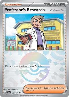Professor's Research (122/131) [Professor Oak] (Poke Ball Pattern) [Scarlet & Violet: Prismatic Evolutions]-1
