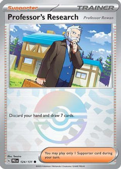 Professor's Research (124/131) [Professor Rowan] (Poke Ball Pattern) [Scarlet & Violet: Prismatic Evolutions]-1