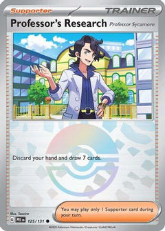Professor's Research (125/131) [Professor Sycamore] (Poke Ball Pattern) [Scarlet & Violet: Prismatic Evolutions]-1