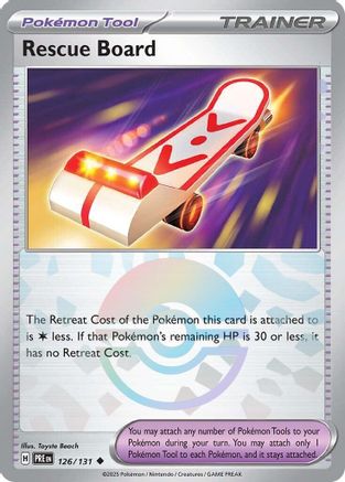 Rescue Board (126/131) (Poke Ball Pattern) [Scarlet & Violet: Prismatic Evolutions]-1