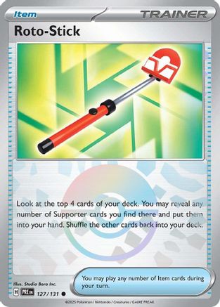 Roto-Stick (127/131) (Poke Ball Pattern) [Scarlet & Violet: Prismatic Evolutions]-1