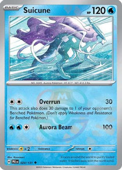 Suicune (024/131) (Master Ball Pattern) [Scarlet & Violet: Prismatic Evolutions]-1